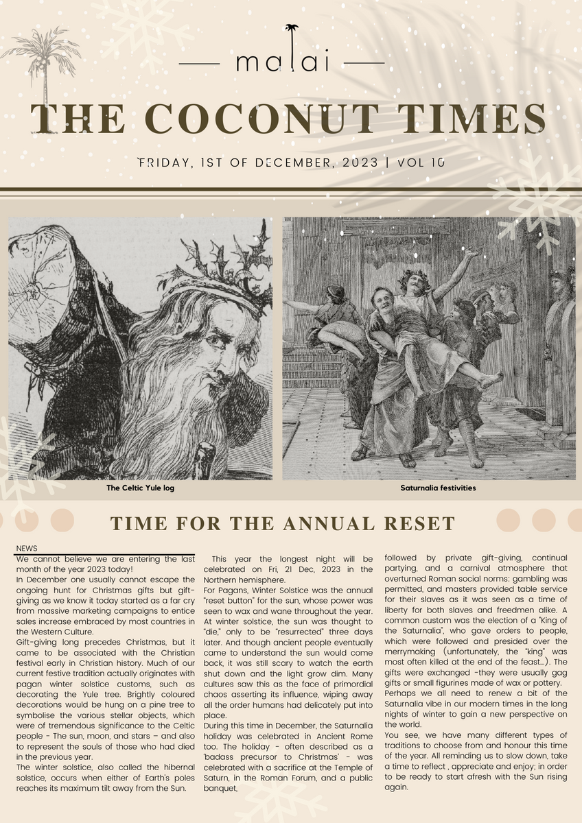 The Coconut Times vol 10 Malai Eco