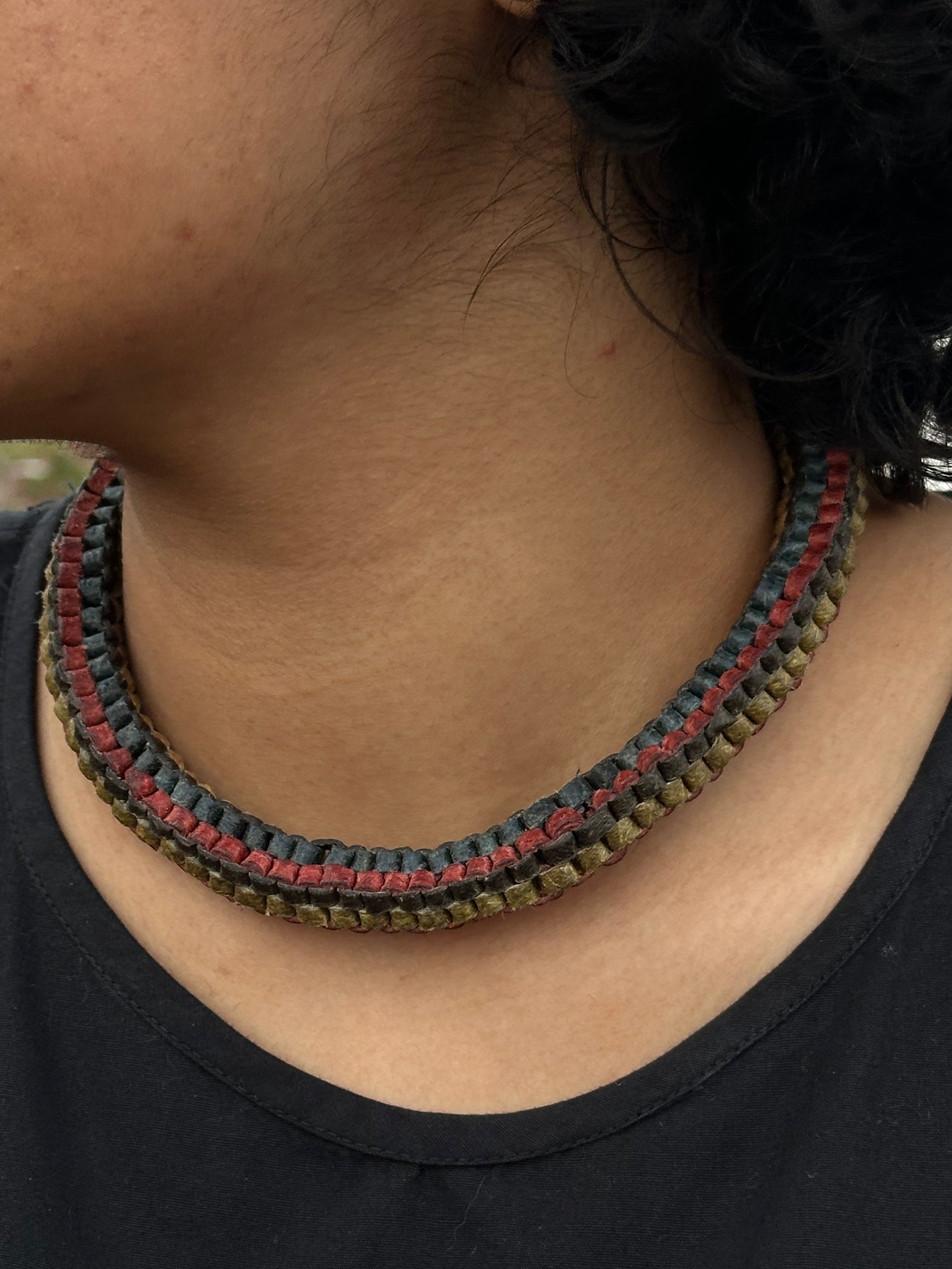 Koodai penta braided choker