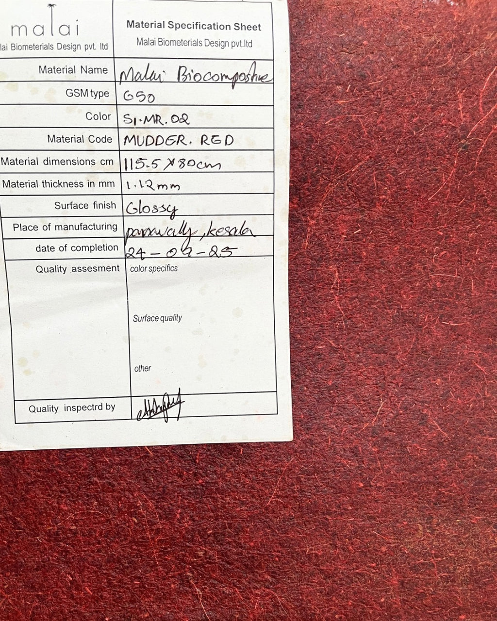 Studio batch Madder Red Glossy