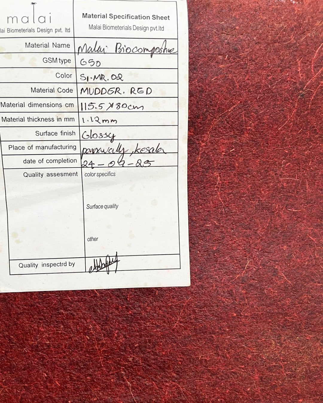 Studio batch Madder Red Glossy