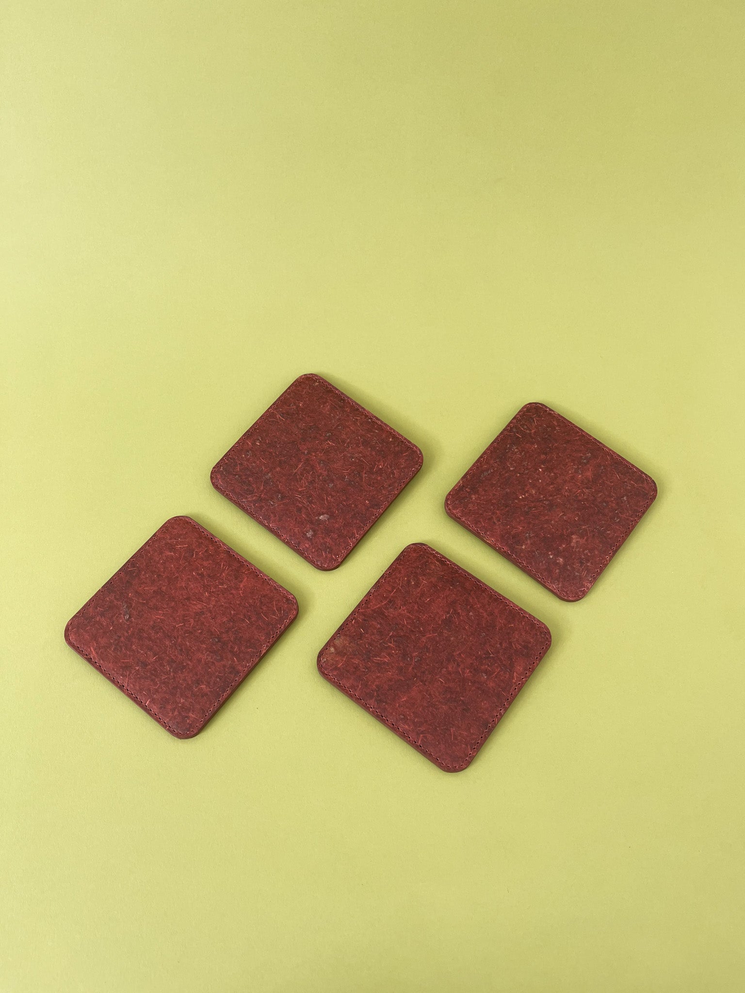 Rectangular coasters set